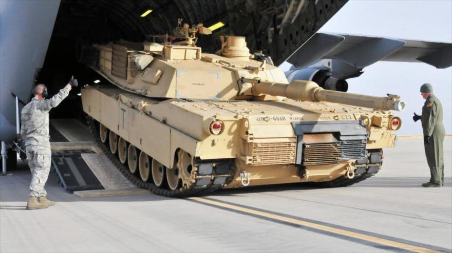 Tanque estadounidense M1 Abrams.