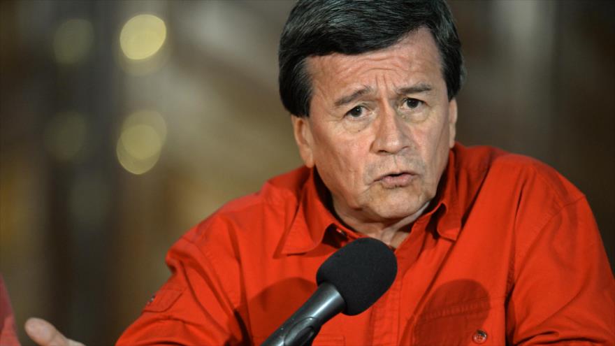 El integrante del Comando Central de la guerrilla colombiana Ejército de Liberación Nacional (ELN) y de la delegación para los diálogos de paz, Pablo Beltrán.