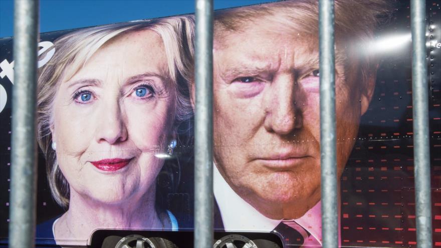 Los candidatos presidenciales de EE.UU., Hillary Clinton y Donald Trump. 