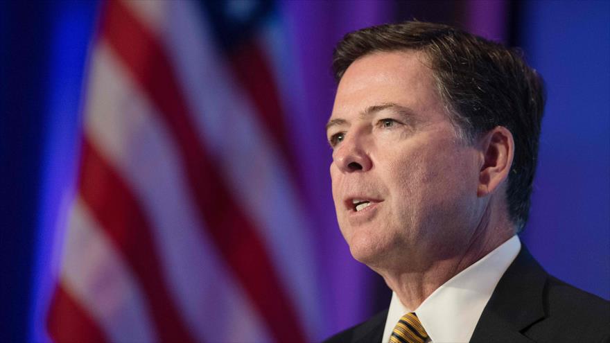 El director del Buró Federal de Investigaciones de EE.UU. (FBI), James Comey, habla ante la Cumbre de la Inteligencia y de Seguridad Nacional en Washington, EE.UU., 8 de septiembre de 2016.