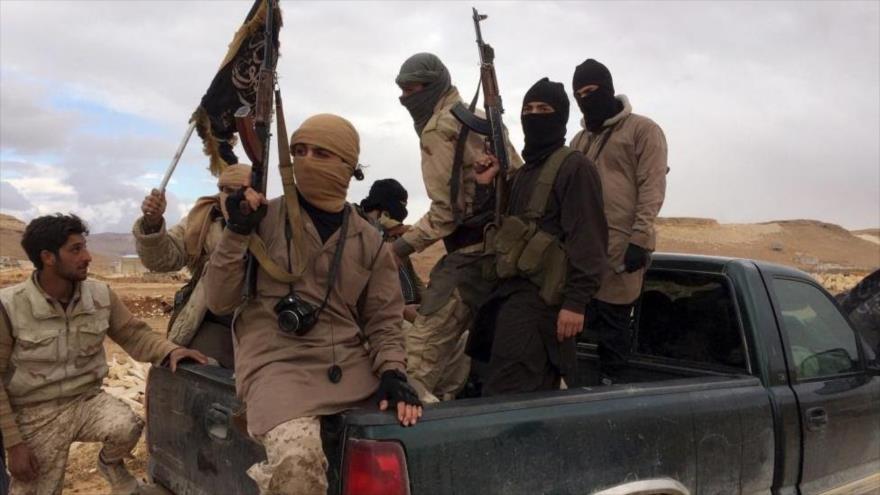 Integrantes del grupo terrorista Al-Qaeda en Siria.