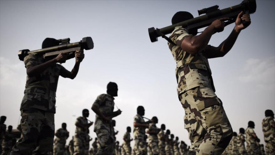 Fuerzas especiales del Ejército saudí durante un desfile.