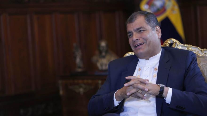 El presidente ecuatoriano, Rafael Correa, durante una entrevista, 29 de septiembre de 2016.