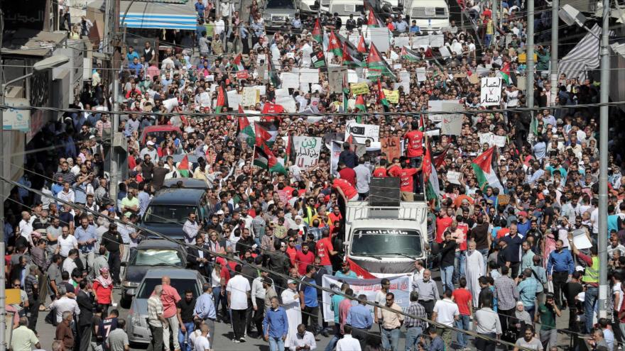Jordanos protestan contra el acuerdo de gas con Israel