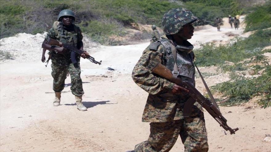 Soldados del Ejército de Somalia.