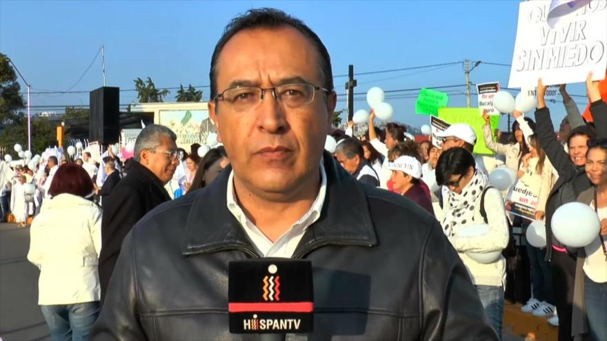 Marchan en México en demanda de seguridad y cese a la violencia