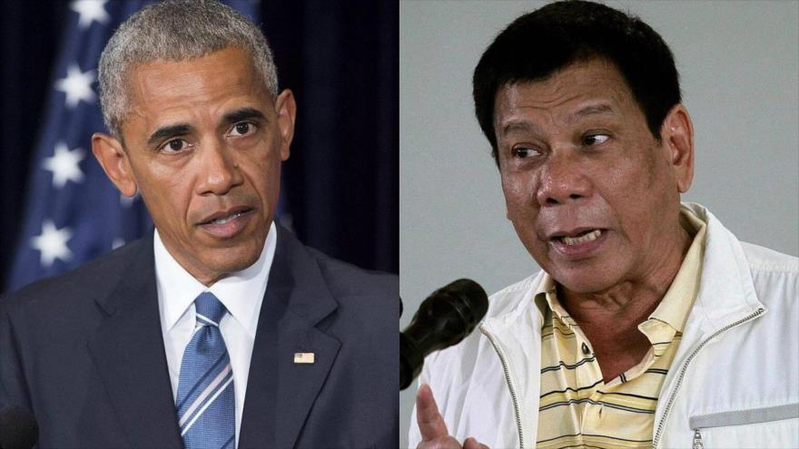 ‘Iré a Rusia’: Presidente filipino manda a Obama al ‘infierno’