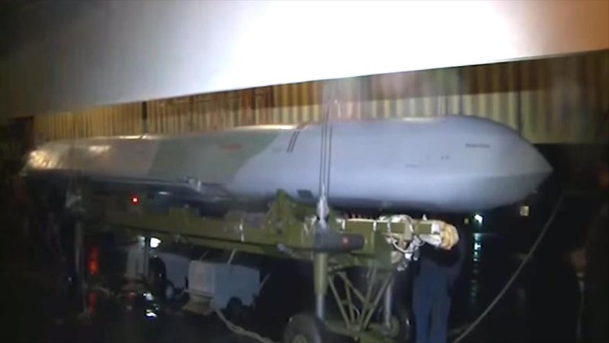 Un misil aire-tierra Х-101 de Rusia.