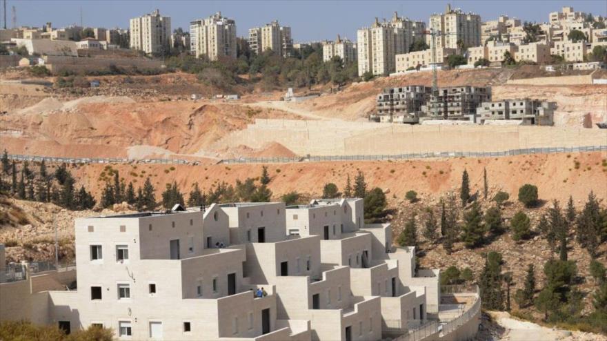 Vista general de un asentamiento israelí en el norte de Cisjordana ocupada.