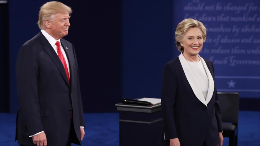 Segundo debate electoral Trump-Clinton marcado por acusaciones