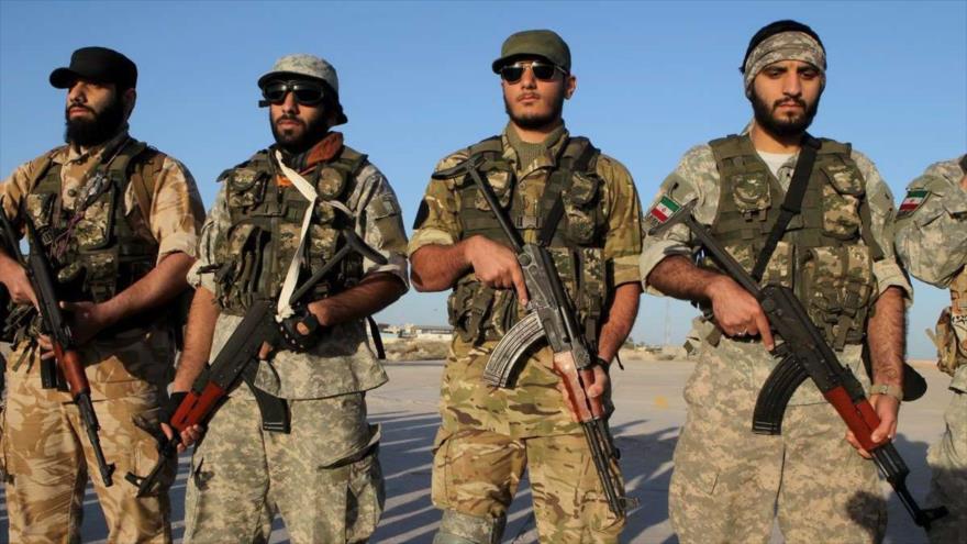 Las fuerzas del Cuerpo de Guardianes de la Revolución Islámica de Irán (CGRI).