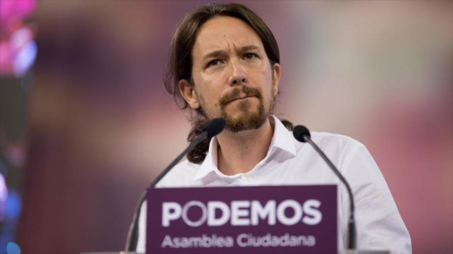 El líder del partido español Podemos, Pablo Iglesias.