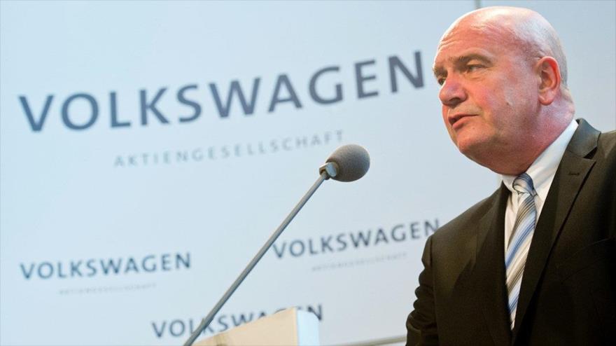El presidente del Comité de Empresa de Volkswagen (VW) y miembro del Consejo de Supervisión del grupo, Bernd Osterloh.