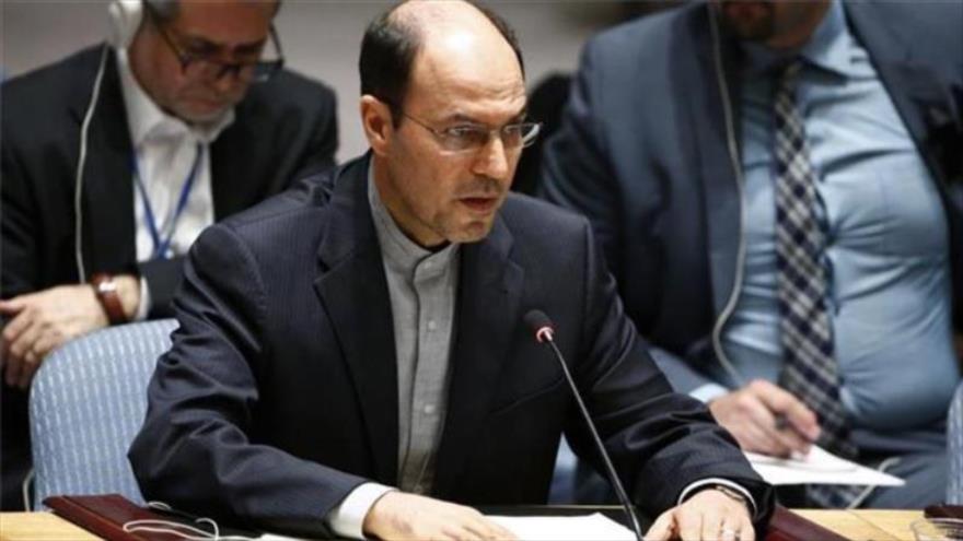 El representante adjunto de Irán ante la Organización de las Naciones Unidas (ONU), Qolam Husein Dehqani.
