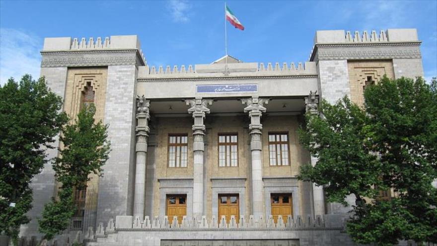 El edificio del Ministerio de Exteriores de Irán en Teherán, la capital persa.