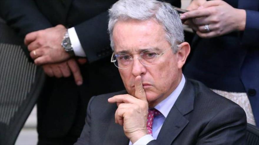 El expresidente de Colombia Álvaro Uribe Vélez.