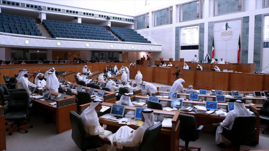 Una sesión del Parlamento kuwaití, 3 de julio de 2016.