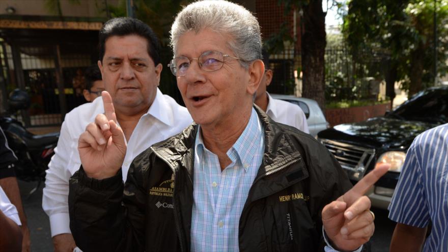 El presidente de la Asamblea Nacional (AN) de Venezuela, Henry Ramos Allup.