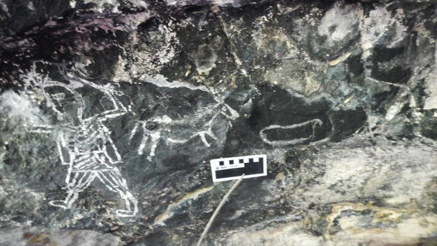 Figuras antropomorfas y zoomorfas halladas en una cueva en el sur de México, 17 de octubre de 2016.