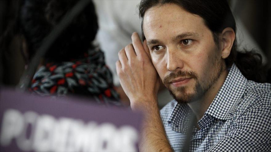 El líder del partido español Podemos, Pablo Iglesias.