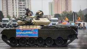 Irán prueba con éxito sistema de protección activa en sus tanques