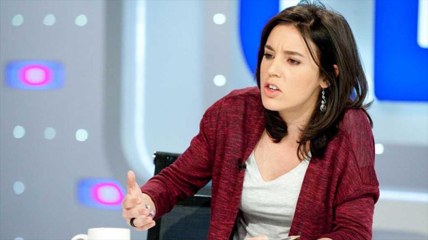 La portavoz adjunta del Grupo Podemos, Irene Montero.