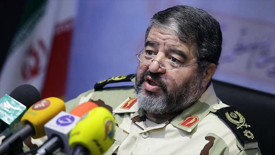 El jefe de la Organización de Defensa Pasiva de Irán, el general de brigada Qolam Reza Yalali.