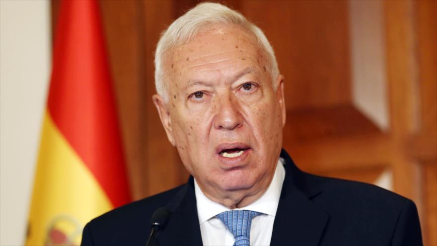 El ministro español de Asuntos Exteriores, José Manuel García-Margallo, durante una rueda de prensa, 7 de octubre de 2016.