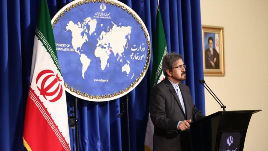 El portavoz de la Cancillería iraní, Bahram Qasemi, ofrece su conferencia de prensa semanal, 24 de octubre de 2016.