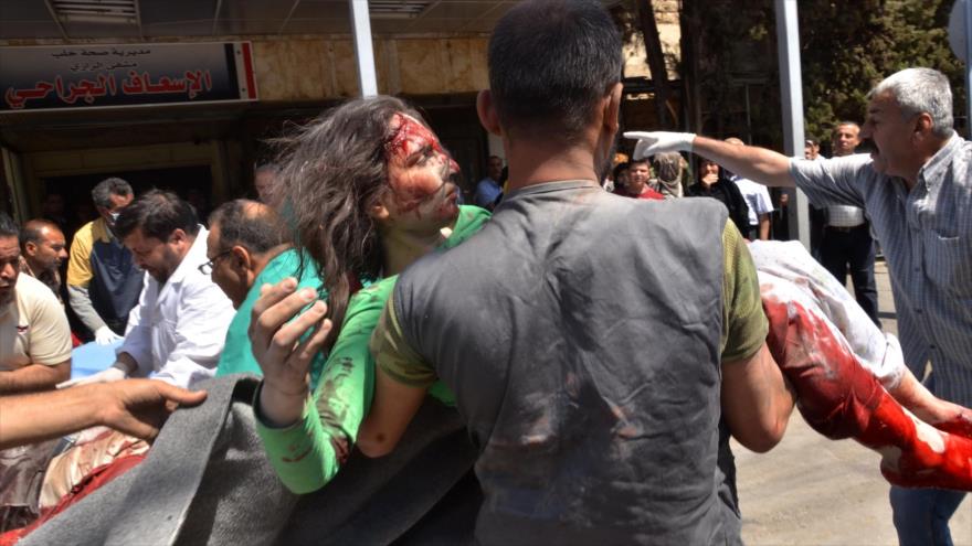 Ataque de oposición armada a zona residencial en Alepo: 3 muertos