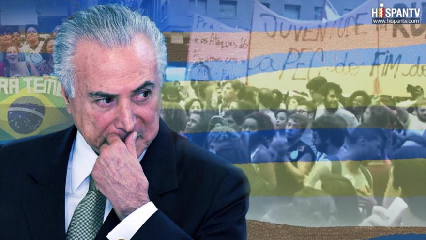 Brasil alza la voz ante ‘capitalismo fascista y cruel’ de Temer