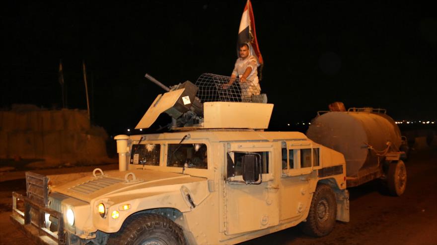 Soldados del Ejército iraquí en las calles de Kirkuk, 10 de octubre 2016. 