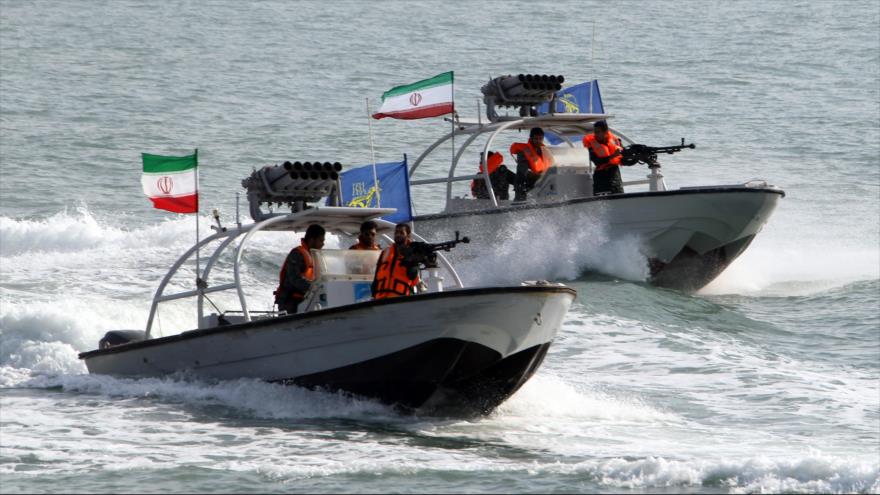 La Fuerza Naval del Cuerpo de los Guardianes de la Revolución Islámica de Irán (CGRI) en el Golfo Pérsico.