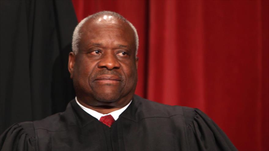 El juez de la Corte Suprema de EE.UU. Clarence Thomas.
