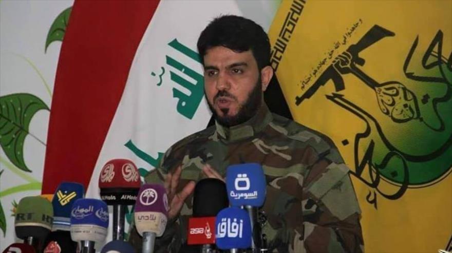 El vocero del movimiento iraquí Hezb al-Nuyaba, Seyed Hashem al-Musavi. 