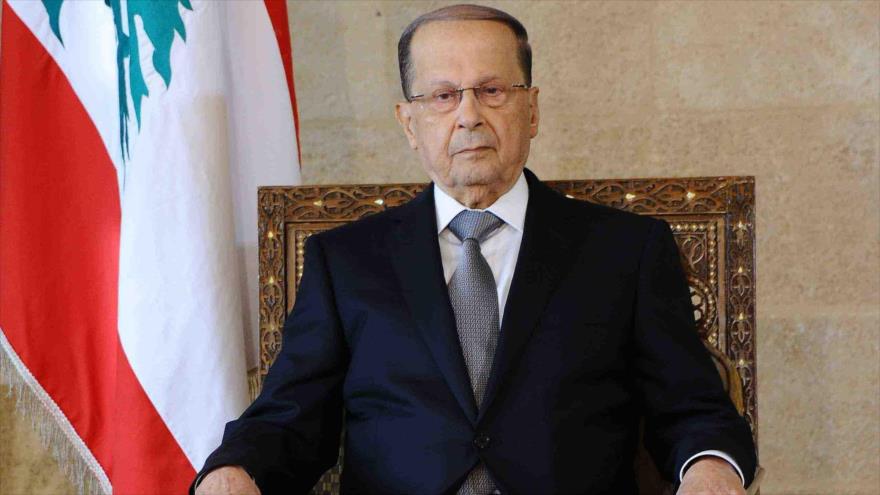 Michel Aoun, nuevo presidente de El Líbano, en el palacio presidencial de Baada, al este de Beirut, 31 de octubre de 2016.