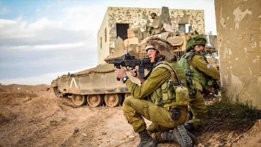 Fuerzas del ejército israelí en una maniobra militar.