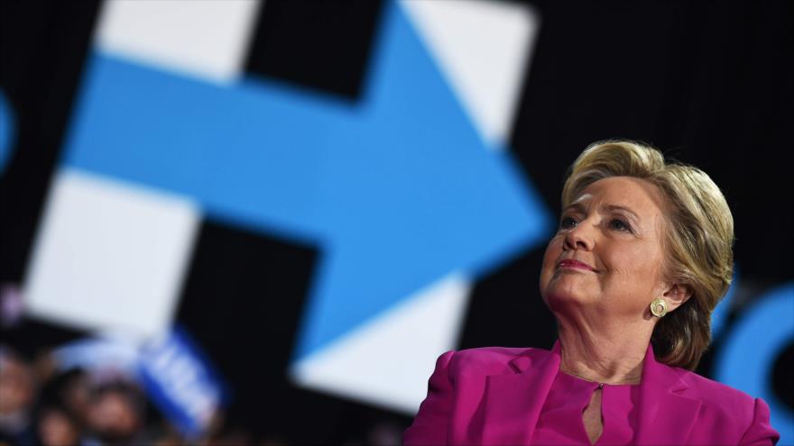 La candidata demócrata a la Presidencia de EE.UU., Hillary Clinton, durante un acto de campaña en Raleigh, Carolina del Norte, 3 de noviembre de 2016