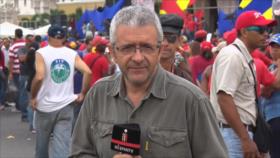 Venezolanos realizan masiva marcha por la paz en Caracas