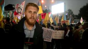 Colectivos peruanos marchan en rechazo al TPP