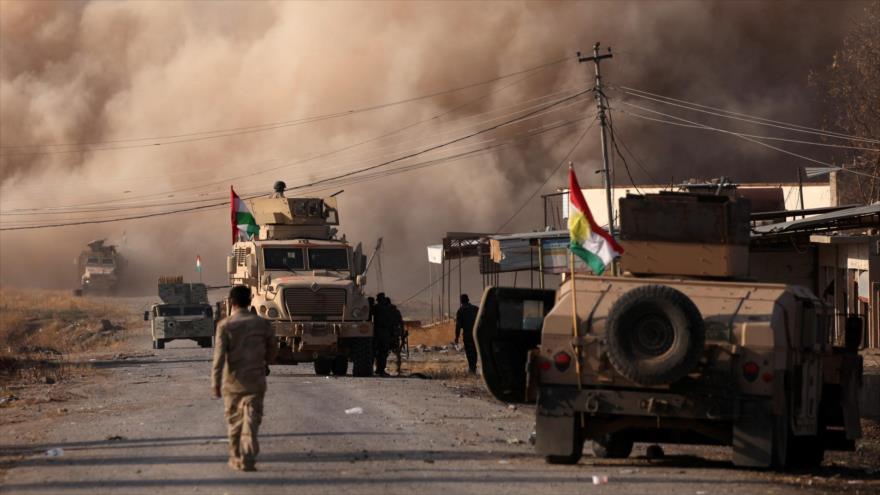 Kurdos iraquíes toman el control de Bashiqa, al noreste de Mosul