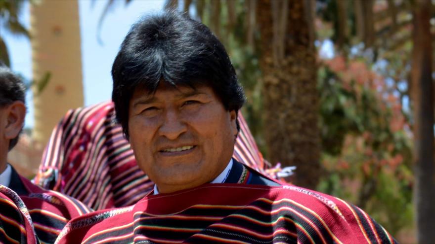 El presidente de Bolivia, Evo Morales, durante una visita oficial en Perú, 4 de noviembre de 2016.
