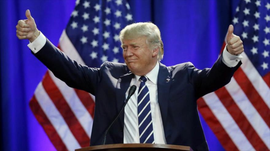 El candidato presidencial republicano, Donald Trump.