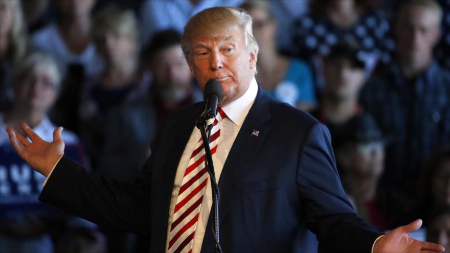 El presidente electo de EE.UU., Donald Trump, durante un acto de campaña electoral en el estado de Colorado (oeste), 18 de octubre de 2016.