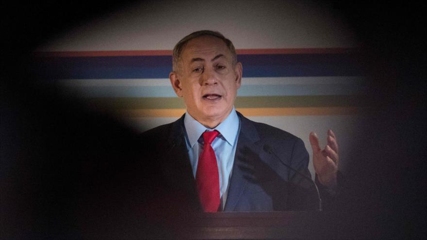 El primer ministro del régimen de Israel, Benyamin Netanyahu, en la ciudad de Haifa, en los territorios ocupados palestinos, 8 de noviembre de 2016.