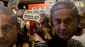 Israelíes protestan contra ataques a la libertad de expresión