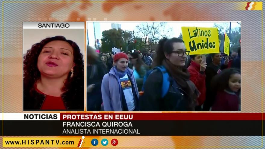 ‘Protestas anti-Trump cuestionan democracia estadounidense’
