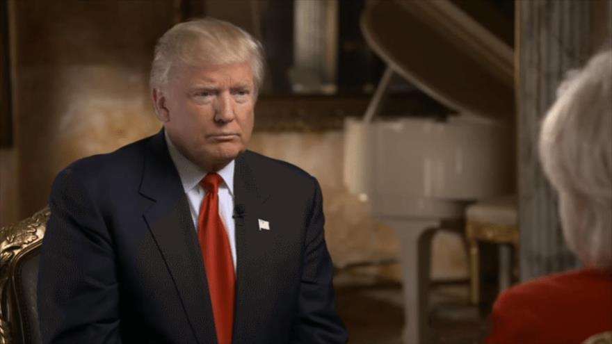 El presidente electo de EE.UU., Donald Trump, ofrece una entrevista a la cadena estadounidence CBS de la que han sido publicados algunos extractos. 13 de noviembre de 2016.