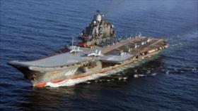 Vídeo: Rusia lanza ataques en Siria desde portaviones Kuznetsov