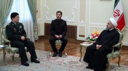 Irán insta a cooperación militar con China por seguridad de Asia